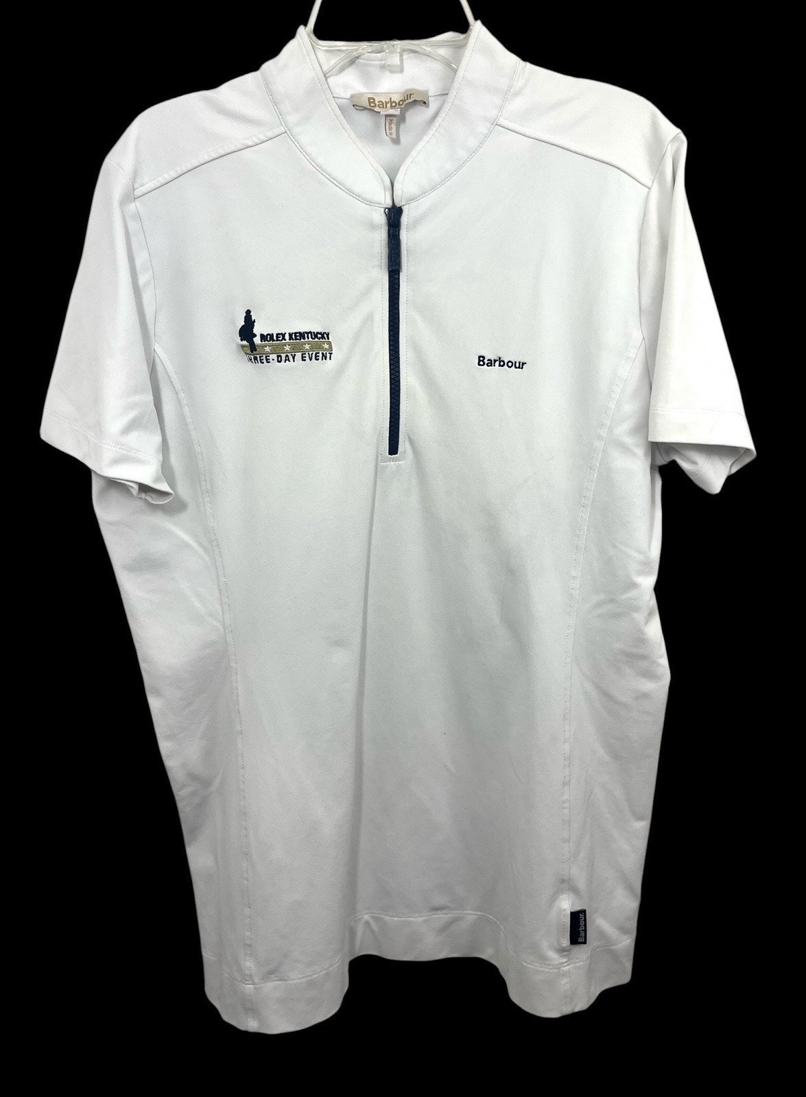 Barbour Rolex Equestrian Kentucky Shirt Medium Three Day Event 10 White Womens Barbour Rolex Equestrian Kentucky Shirt Medium Three Day Event 10 White Womens